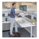 Fellowes® wholesale. Lotus Dx Sit-stand Workstation, 32.75" X 24.25" X 5.5" To 22.5", White. HSD Wholesale: Janitorial Supplies, Breakroom Supplies, Office Supplies.