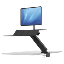 Load image into Gallery viewer, Fellowes® wholesale. Lotus Rt Sit-stand Workstation, 48&quot; X 30&quot; X 42.2&quot; To 49.2&quot;, Black. HSD Wholesale: Janitorial Supplies, Breakroom Supplies, Office Supplies.