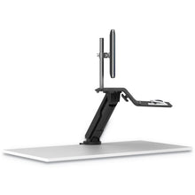 Load image into Gallery viewer, Fellowes® wholesale. Lotus Rt Sit-stand Workstation, 48&quot; X 30&quot; X 42.2&quot; To 49.2&quot;, Black. HSD Wholesale: Janitorial Supplies, Breakroom Supplies, Office Supplies.