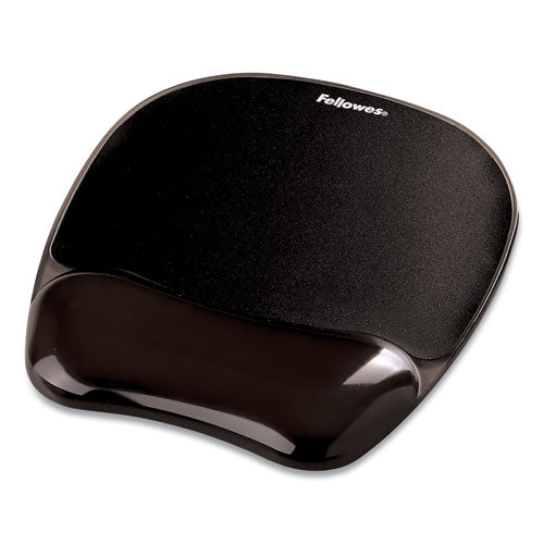 Fellowes® wholesale. Gel Crystals Mouse Pad With Wrist Rest, 7.87" X 9.18", Black. HSD Wholesale: Janitorial Supplies, Breakroom Supplies, Office Supplies.