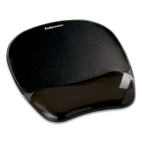 Fellowes® wholesale. Gel Crystals Mouse Pad With Wrist Rest, 7.87" X 9.18", Black. HSD Wholesale: Janitorial Supplies, Breakroom Supplies, Office Supplies.