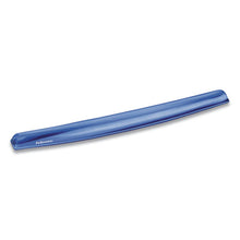 Load image into Gallery viewer, Fellowes® wholesale. Gel Crystals Keyboard Wrist Rest, 18.5&quot; X 2.25&quot;, Blue. HSD Wholesale: Janitorial Supplies, Breakroom Supplies, Office Supplies.