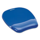 Fellowes® wholesale. Gel Crystals Mouse Pad With Wrist Rest, 7.87" X 9.18", Blue. HSD Wholesale: Janitorial Supplies, Breakroom Supplies, Office Supplies.