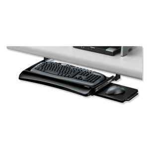 Fellowes® wholesale. Office Suites Underdesk Keyboard Drawer, 20.13w X 7.75d, Black. HSD Wholesale: Janitorial Supplies, Breakroom Supplies, Office Supplies.