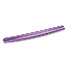 Load image into Gallery viewer, Fellowes® wholesale. Gel Crystals Keyboard Wrist Rest, 18.5&quot; X 2.25&quot;, Purple. HSD Wholesale: Janitorial Supplies, Breakroom Supplies, Office Supplies.