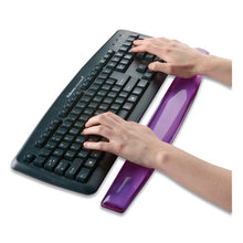 Load image into Gallery viewer, Fellowes® wholesale. Gel Crystals Keyboard Wrist Rest, 18.5&quot; X 2.25&quot;, Purple. HSD Wholesale: Janitorial Supplies, Breakroom Supplies, Office Supplies.