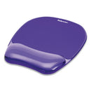 Fellowes® wholesale. Gel Crystals Mouse Pad With Wrist Rest, 7.87" X 9.18", Purple. HSD Wholesale: Janitorial Supplies, Breakroom Supplies, Office Supplies.