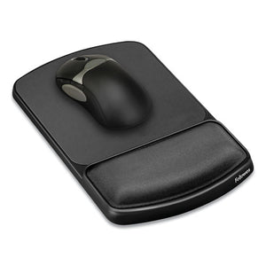 Fellowes® wholesale. Gel Mouse Pad With Wrist Rest, 6.25" X 10.12", Graphite-platinum. HSD Wholesale: Janitorial Supplies, Breakroom Supplies, Office Supplies.