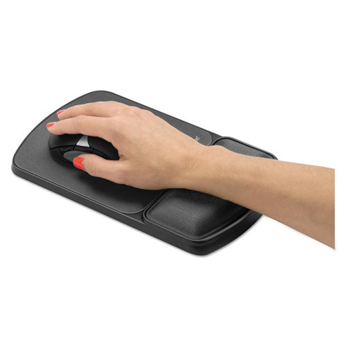 Fellowes® wholesale. Wrist Support With Microban Protection, Graphite-black. HSD Wholesale: Janitorial Supplies, Breakroom Supplies, Office Supplies.