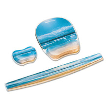 Load image into Gallery viewer, Fellowes® wholesale. Gel Keyboard Wrist Rest W-microban Protection, 18 9-16 X 2 5-16, Sandy Beach. HSD Wholesale: Janitorial Supplies, Breakroom Supplies, Office Supplies.