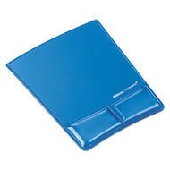 Fellowes® wholesale. Gel Wrist Support W-attached Mouse Pad, Blue. HSD Wholesale: Janitorial Supplies, Breakroom Supplies, Office Supplies.