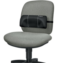 Load image into Gallery viewer, Fellowes® wholesale. Lumbar Back Support, 12w X 3.13d X 5.19h, Black. HSD Wholesale: Janitorial Supplies, Breakroom Supplies, Office Supplies.