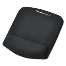 Load image into Gallery viewer, Fellowes® wholesale. Plushtouch Mouse Pad With Wrist Rest, Foam, Black, 7.25 X 9.38. HSD Wholesale: Janitorial Supplies, Breakroom Supplies, Office Supplies.