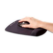 Load image into Gallery viewer, Fellowes® wholesale. Plushtouch Mouse Pad With Wrist Rest, Foam, Black, 7.25 X 9.38. HSD Wholesale: Janitorial Supplies, Breakroom Supplies, Office Supplies.