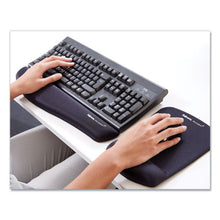 Load image into Gallery viewer, Fellowes® wholesale. Plushtouch Mouse Pad With Wrist Rest, Foam, Black, 7.25 X 9.38. HSD Wholesale: Janitorial Supplies, Breakroom Supplies, Office Supplies.