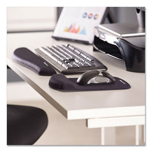 Load image into Gallery viewer, Fellowes® wholesale. Plushtouch Keyboard Wrist Rest, Foam, Black, 18 1-8 X 3-3-16. HSD Wholesale: Janitorial Supplies, Breakroom Supplies, Office Supplies.