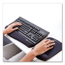 Load image into Gallery viewer, Fellowes® wholesale. Plushtouch Keyboard Wrist Rest, Foam, Black, 18 1-8 X 3-3-16. HSD Wholesale: Janitorial Supplies, Breakroom Supplies, Office Supplies.