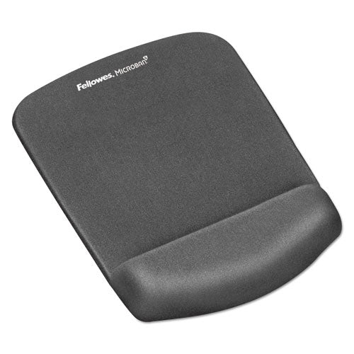 Fellowes® wholesale. Plushtouch Mouse Pad With Wrist Rest, Foam, Graphite, 7 1-4 X 9-3-8. HSD Wholesale: Janitorial Supplies, Breakroom Supplies, Office Supplies.