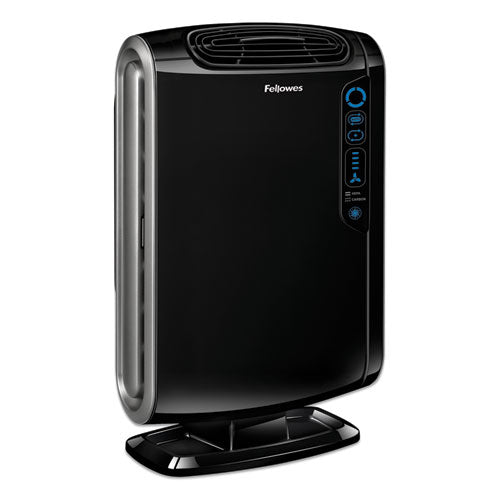 Fellowes® wholesale. Hepa And Carbon Filtration Air Purifiers, 200-400 Sq Ft Room Capacity, Black. HSD Wholesale: Janitorial Supplies, Breakroom Supplies, Office Supplies.