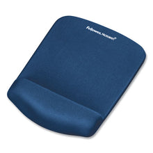 Load image into Gallery viewer, Fellowes® wholesale. Plushtouch Mouse Pad With Wrist Rest, Foam, Blue, 7 1-4 X 9-3-8. HSD Wholesale: Janitorial Supplies, Breakroom Supplies, Office Supplies.