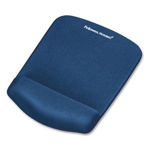 Fellowes® wholesale. Plushtouch Mouse Pad With Wrist Rest, Foam, Blue, 7 1-4 X 9-3-8. HSD Wholesale: Janitorial Supplies, Breakroom Supplies, Office Supplies.