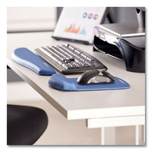 Load image into Gallery viewer, Fellowes® wholesale. Plushtouch Mouse Pad With Wrist Rest, Foam, Blue, 7 1-4 X 9-3-8. HSD Wholesale: Janitorial Supplies, Breakroom Supplies, Office Supplies.