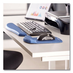 Fellowes® wholesale. Plushtouch Mouse Pad With Wrist Rest, Foam, Blue, 7 1-4 X 9-3-8. HSD Wholesale: Janitorial Supplies, Breakroom Supplies, Office Supplies.