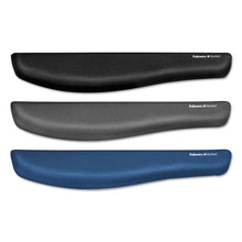 Load image into Gallery viewer, Fellowes® wholesale. Plushtouch Keyboard Wrist Rest, Foam, Blue, 18.13 X 3.19. HSD Wholesale: Janitorial Supplies, Breakroom Supplies, Office Supplies.