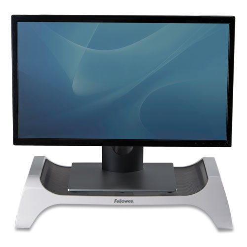 Fellowes® wholesale. I-spire Series Monitor Lift, 20" X 8.88" X 4.88", White-gray, Supports 25 Lbs. HSD Wholesale: Janitorial Supplies, Breakroom Supplies, Office Supplies.