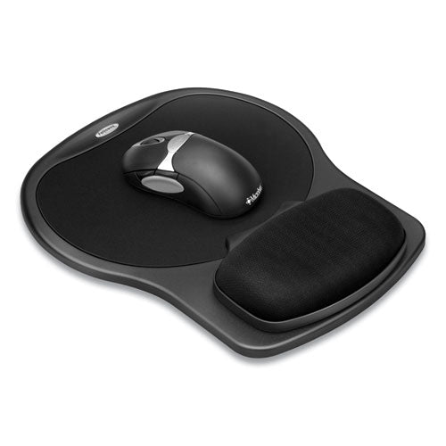 Fellowes® wholesale. Easy Glide Gel Mouse Pad W-wrist Rest, 10 X 12 X 1 1-2, Black. HSD Wholesale: Janitorial Supplies, Breakroom Supplies, Office Supplies.