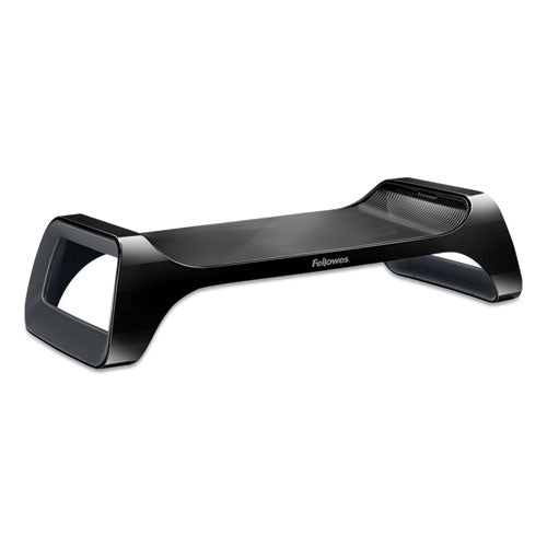 Fellowes® wholesale. I-spire Series Monitor Lift, 20" X 8.88" X 4.88", Black, Supports 25 Lbs. HSD Wholesale: Janitorial Supplies, Breakroom Supplies, Office Supplies.