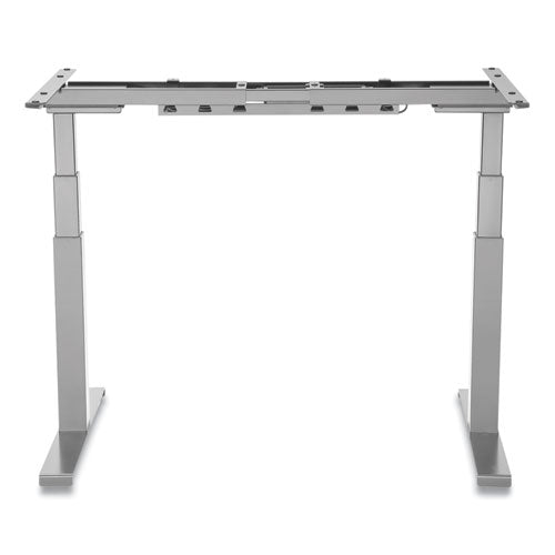 Fellowes® wholesale. Cambio Height Adjustable Desk Base, 72" X 30" X 24.75" To 50.25", Silver. HSD Wholesale: Janitorial Supplies, Breakroom Supplies, Office Supplies.