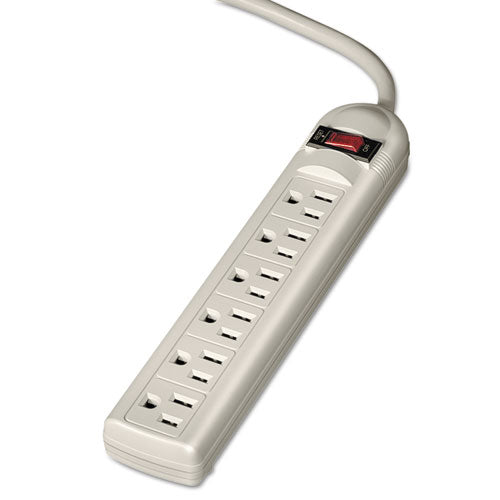 Fellowes® wholesale. Six-outlet Power Strip, 120v, 6 Ft Cord, 9.63 X 1.81 X 1.44, Platinum. HSD Wholesale: Janitorial Supplies, Breakroom Supplies, Office Supplies.
