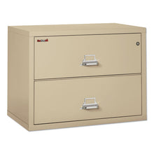 Load image into Gallery viewer, FireKing® wholesale. Two-drawer Lateral File, 37.5w X 22.13d X 27.75h, Ul Listed 350 Degree, Letter-legal, Parchment. HSD Wholesale: Janitorial Supplies, Breakroom Supplies, Office Supplies.