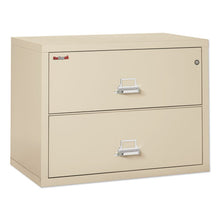 Load image into Gallery viewer, FireKing® wholesale. Two-drawer Lateral File, 37.5w X 22.13d X 27.75h, Ul Listed 350 Degree, Letter-legal, Parchment. HSD Wholesale: Janitorial Supplies, Breakroom Supplies, Office Supplies.