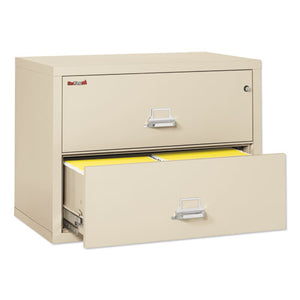 FireKing® wholesale. Two-drawer Lateral File, 37.5w X 22.13d X 27.75h, Ul Listed 350 Degree, Letter-legal, Parchment. HSD Wholesale: Janitorial Supplies, Breakroom Supplies, Office Supplies.