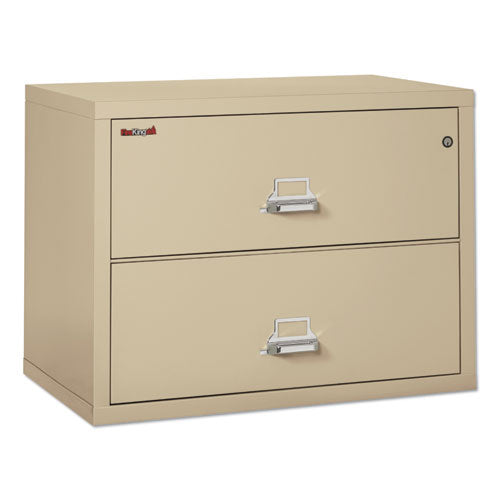FireKing® wholesale. Two-drawer Lateral File, 37.5w X 22.13d X 27.75h, Ul Listed 350 Degree, Letter-legal, Parchment. HSD Wholesale: Janitorial Supplies, Breakroom Supplies, Office Supplies.