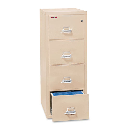 FireKing® wholesale. Four-drawer Vertical Legal File, 20.81w X 31.56d X 52.75h, Ul 350 Degree For Fire, Parchment. HSD Wholesale: Janitorial Supplies, Breakroom Supplies, Office Supplies.