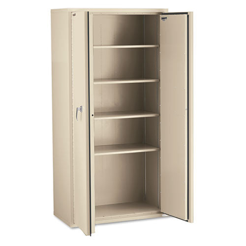 FireKing® wholesale. Storage Cabinet, 36w X 19 1-4d X 72h, Ul Listed 350 Degree, Parchment. HSD Wholesale: Janitorial Supplies, Breakroom Supplies, Office Supplies.