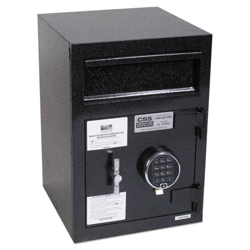 FireKing® wholesale. Depository Security Safe, 0.95 Cu Ft, 14 X 15.5 X 20, Black. HSD Wholesale: Janitorial Supplies, Breakroom Supplies, Office Supplies.