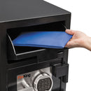 FireKing® wholesale. Depository Security Safe, 2.72 Cu Ft, 24w X 13.4d X 10.83h, Black. HSD Wholesale: Janitorial Supplies, Breakroom Supplies, Office Supplies.