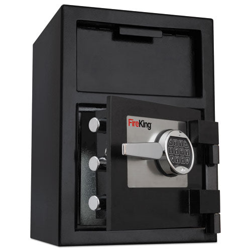 FireKing® wholesale. Depository Security Safe, 2.72 Cu Ft, 24w X 13.4d X 10.83h, Black. HSD Wholesale: Janitorial Supplies, Breakroom Supplies, Office Supplies.