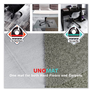 Floortex® wholesale. Cleartex Unomat Anti-slip Chair Mat For Hard Floors-flat Pile Carpets, 60 X 48, Clear. HSD Wholesale: Janitorial Supplies, Breakroom Supplies, Office Supplies.