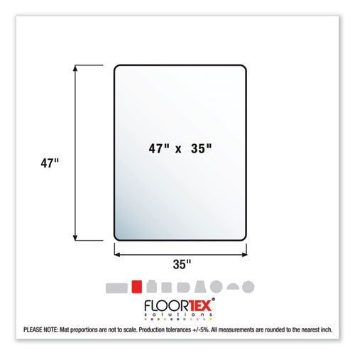 Floortex® wholesale. Cleartex Unomat Anti-slip Chair Mat For Hard Floors-flat Pile Carpets, 35 X 47, Clear. HSD Wholesale: Janitorial Supplies, Breakroom Supplies, Office Supplies.