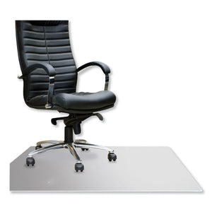 Floortex® wholesale. Cleartex Megamat Heavy-duty Polycarbonate Mat For Hard Floor-all Carpet, 46 X 53, Clear. HSD Wholesale: Janitorial Supplies, Breakroom Supplies, Office Supplies.