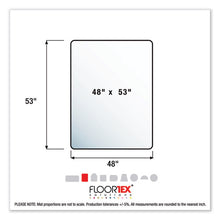 Load image into Gallery viewer, Floortex® wholesale. Cleartex Ultimat Polycarbonate Chair Mat For Hard Floors, 48 X 53, Clear. HSD Wholesale: Janitorial Supplies, Breakroom Supplies, Office Supplies.