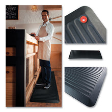 Load image into Gallery viewer, Floortex® wholesale. Afs-tex 6000x Anti-fatigue Mat, Rectangular, 23 X 67, Midnight Black. HSD Wholesale: Janitorial Supplies, Breakroom Supplies, Office Supplies.