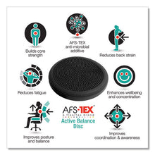 Load image into Gallery viewer, Floortex® wholesale. Ats-tex Active Balance Disc, 13&quot; Diameter, Midnight Black. HSD Wholesale: Janitorial Supplies, Breakroom Supplies, Office Supplies.