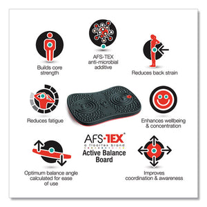 Floortex® wholesale. Afs-tex Active Balance Board, 14 X 20 X 2.5, Black. HSD Wholesale: Janitorial Supplies, Breakroom Supplies, Office Supplies.