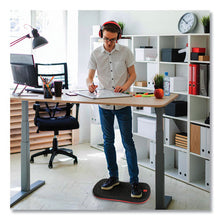 Load image into Gallery viewer, Floortex® wholesale. Afs-tex Active Balance Board, 14 X 20 X 2.5, Black. HSD Wholesale: Janitorial Supplies, Breakroom Supplies, Office Supplies.